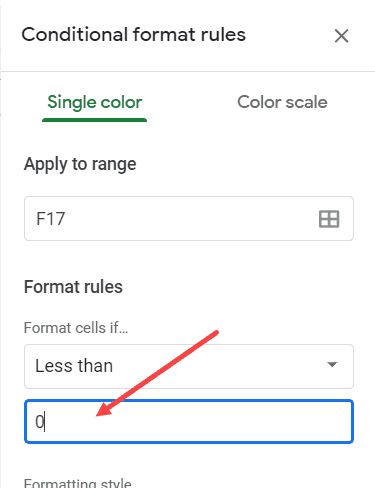 Hướng dẫn cách hiển thị các số âm bằng màu đỏ trong Google Sheets
